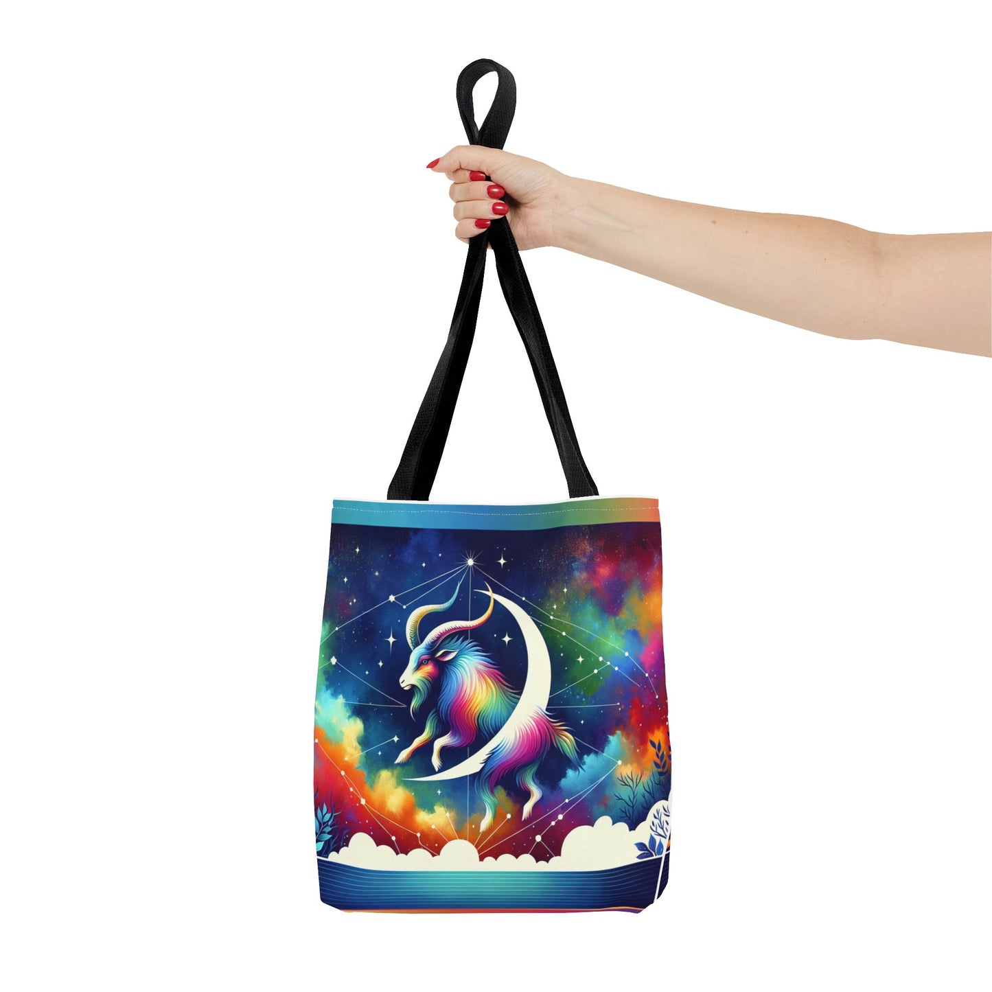 #1 Capricorn Canvas Bag* White with alternate colored straps