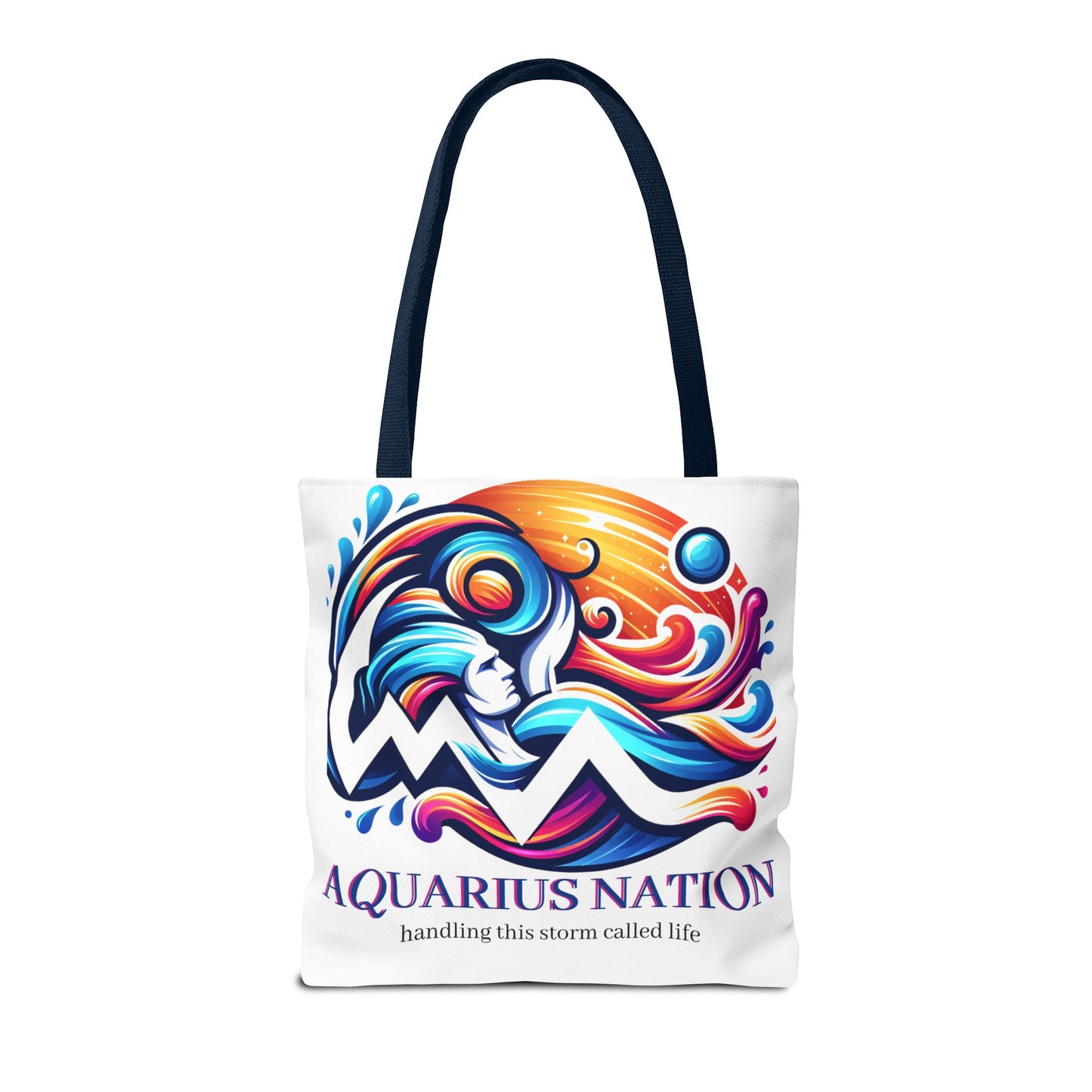 #1 Capricorn Canvas Bag* White with alternate colored straps