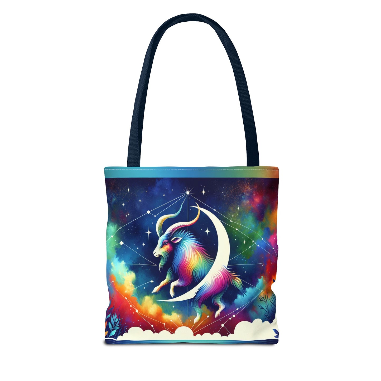 #1 Capricorn Canvas Bag* White with alternate colored straps