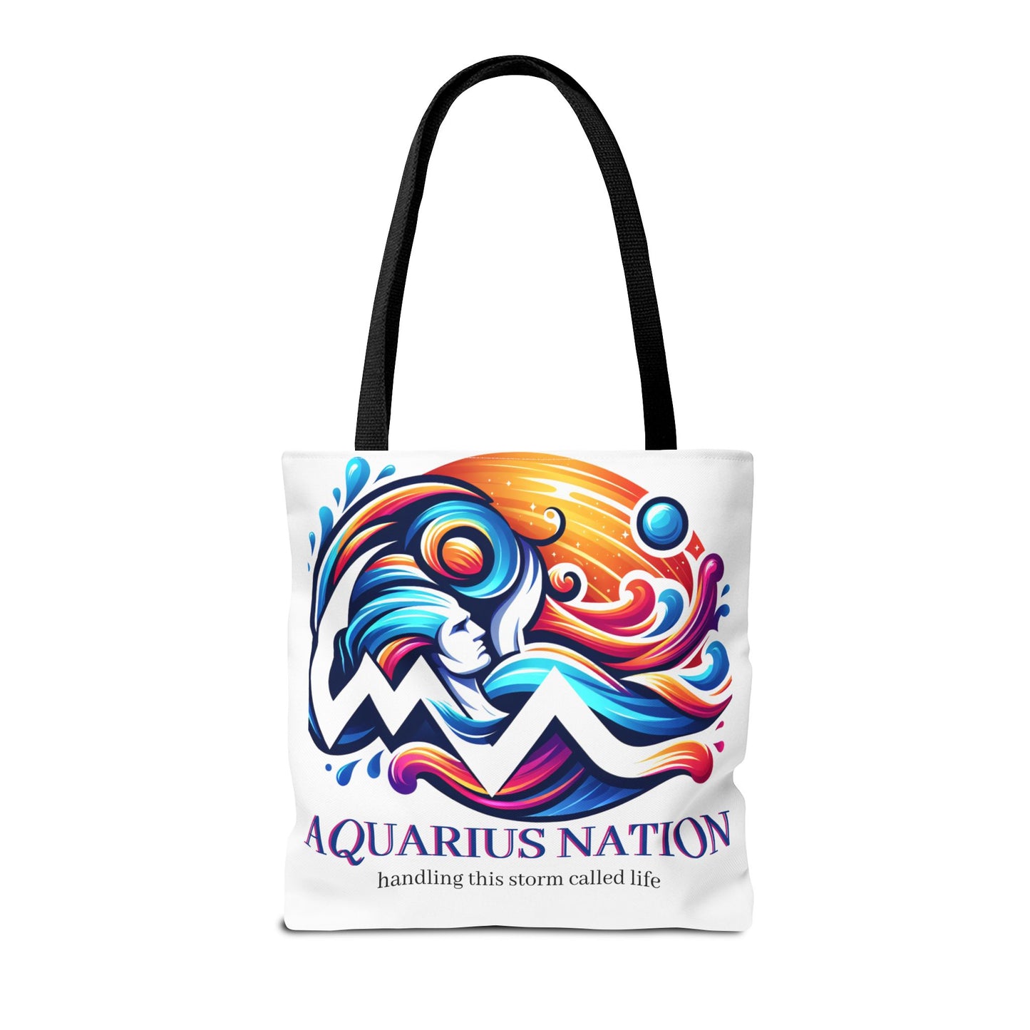#1 Capricorn Canvas Bag* White with alternate colored straps
