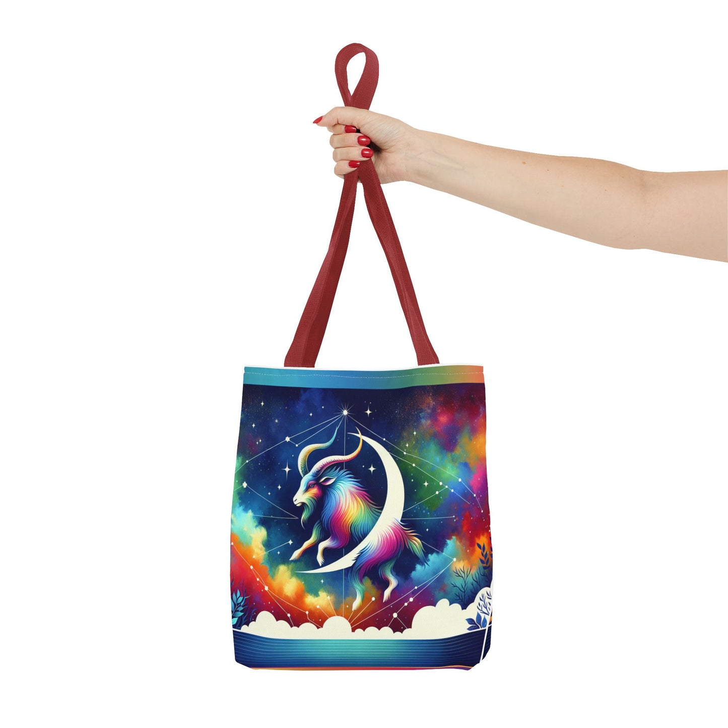 #1 Capricorn Canvas Bag* White with alternate colored straps